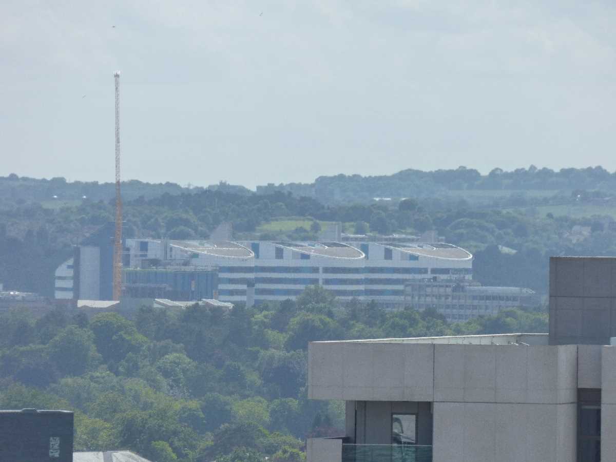 View from 103 Colmore Row - Queen Elizabeth Hospital Birmingham - 11th June 2022